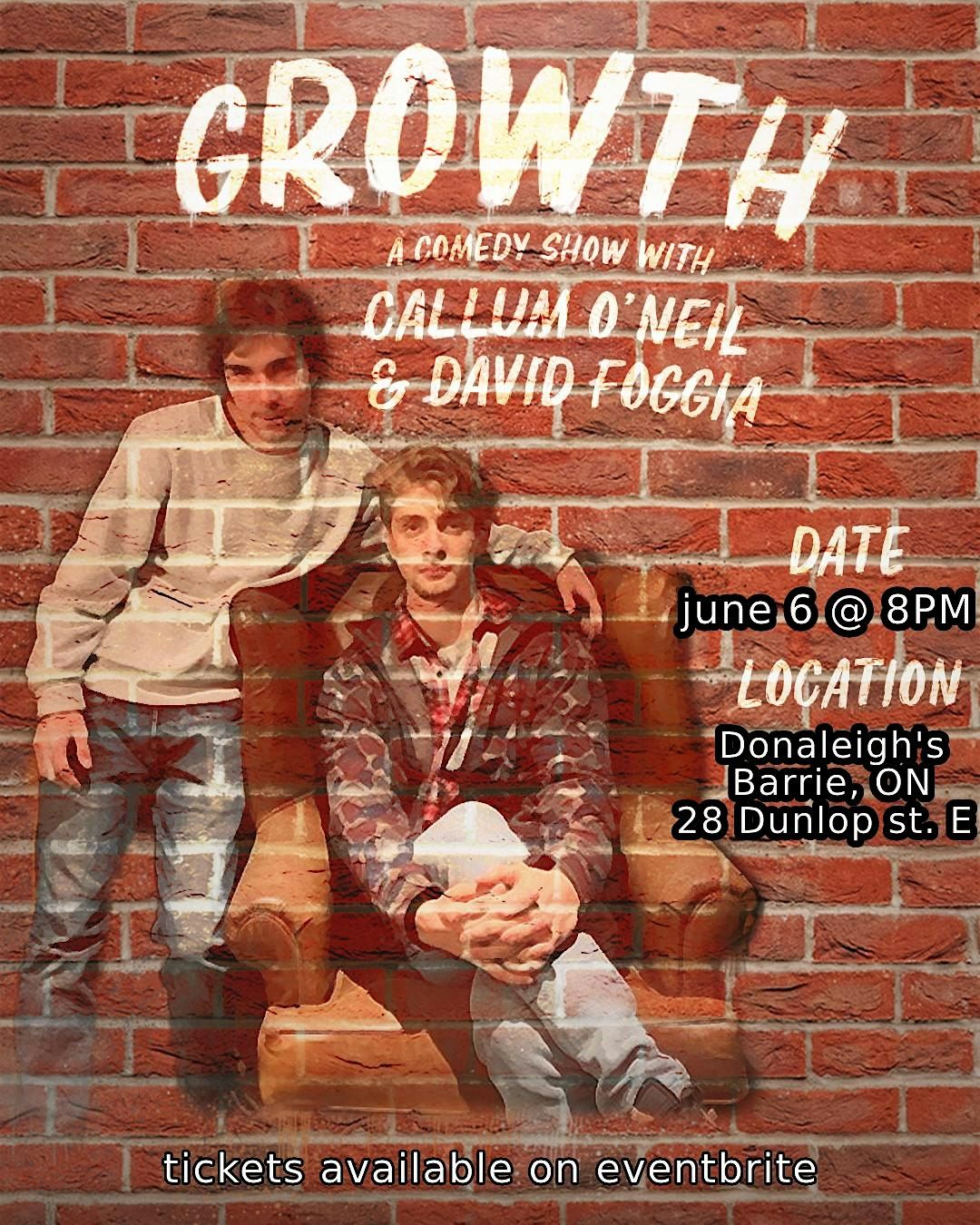 Growth: A Comedy Show in Barrie!