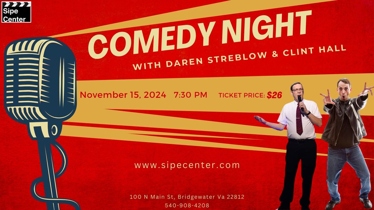 Comedy Night with Darin Streblow & Clint Hall