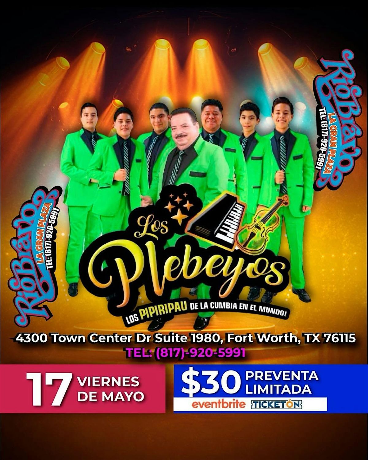 LOS PLEBEYOS, Rio Bravo La Gran Plaza, Fort Worth, 17 May 2024
