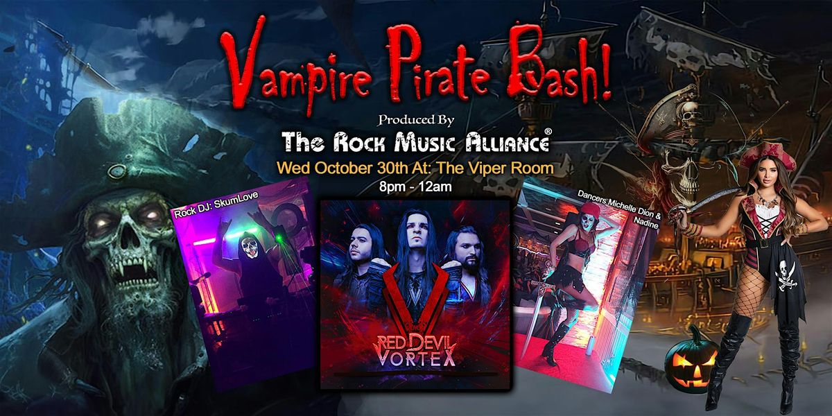 Vampire Pirate Bash! Halloween Party Event By Rock Music Alliance