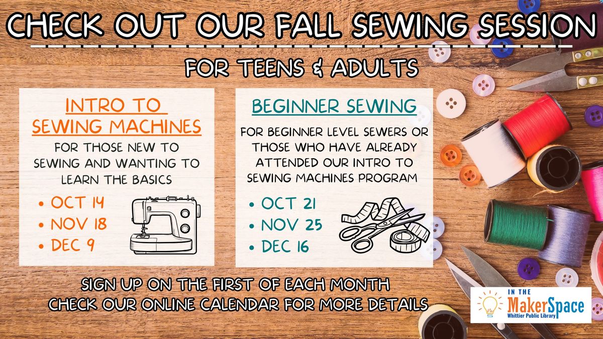 Beginner Sewing