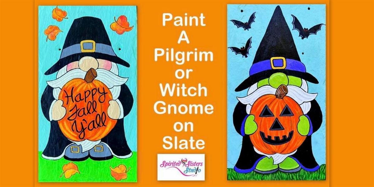 Paint a Fall Gnome on Slate at Cantina Los Agaves