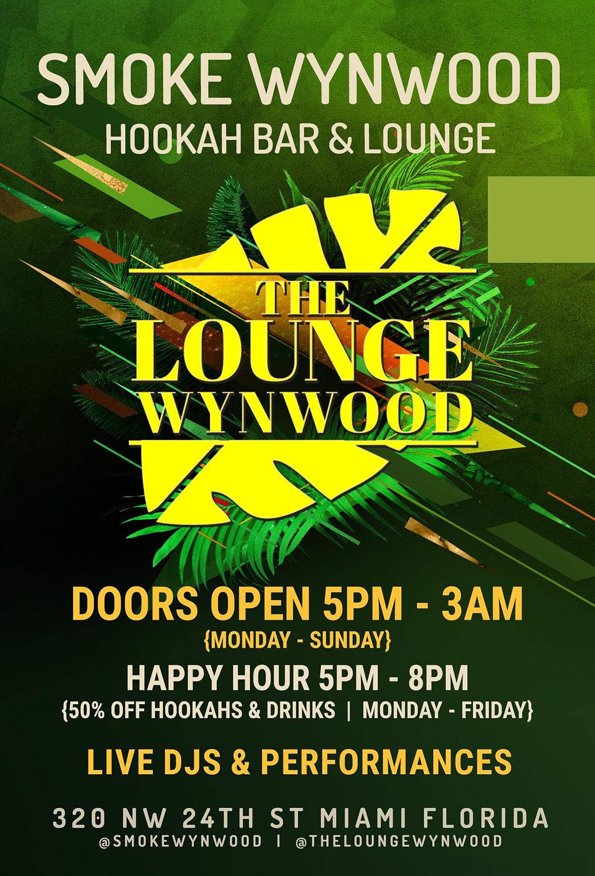 Weekly Party at Smoke Wynwood Hookah Bar & Lounge