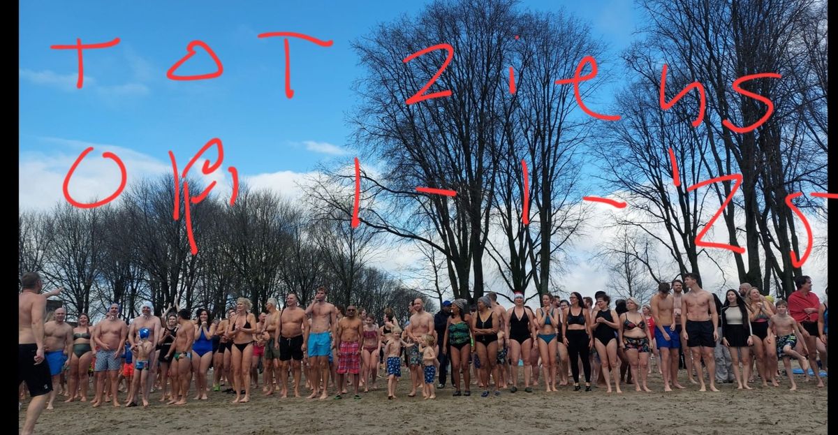 Nieuwjaarsduik Sloterplas Amsterdam 2025 16e editie