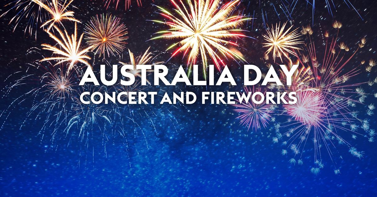 2025 Australia Day Concert & Fireworks