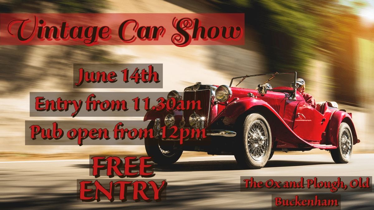 Vintage Car Show \ud83d\ude98 