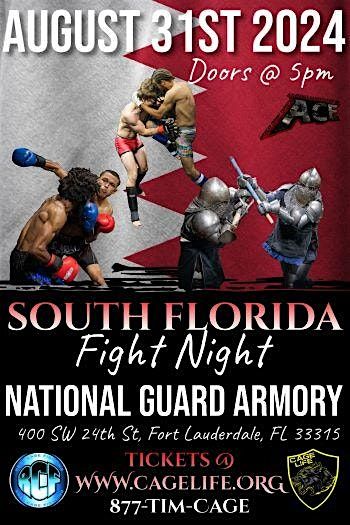 SOUTH FLORIDA FIGHT NIGHT - AUGUST 31st, 2024