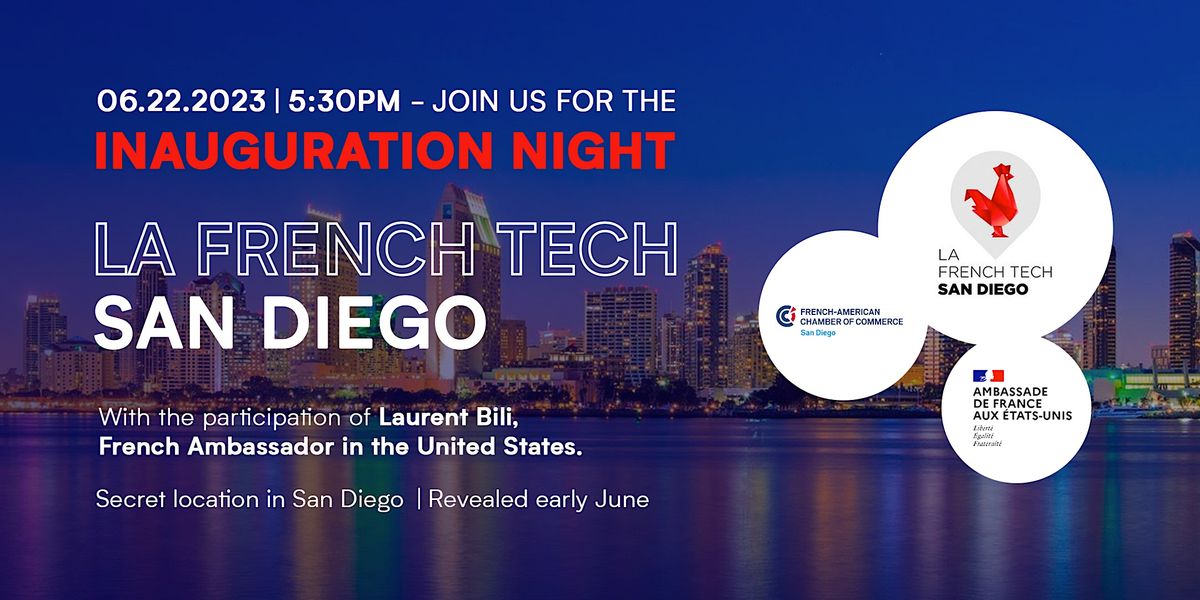Sponsorship La French Tech San Diego: Inauguration Night