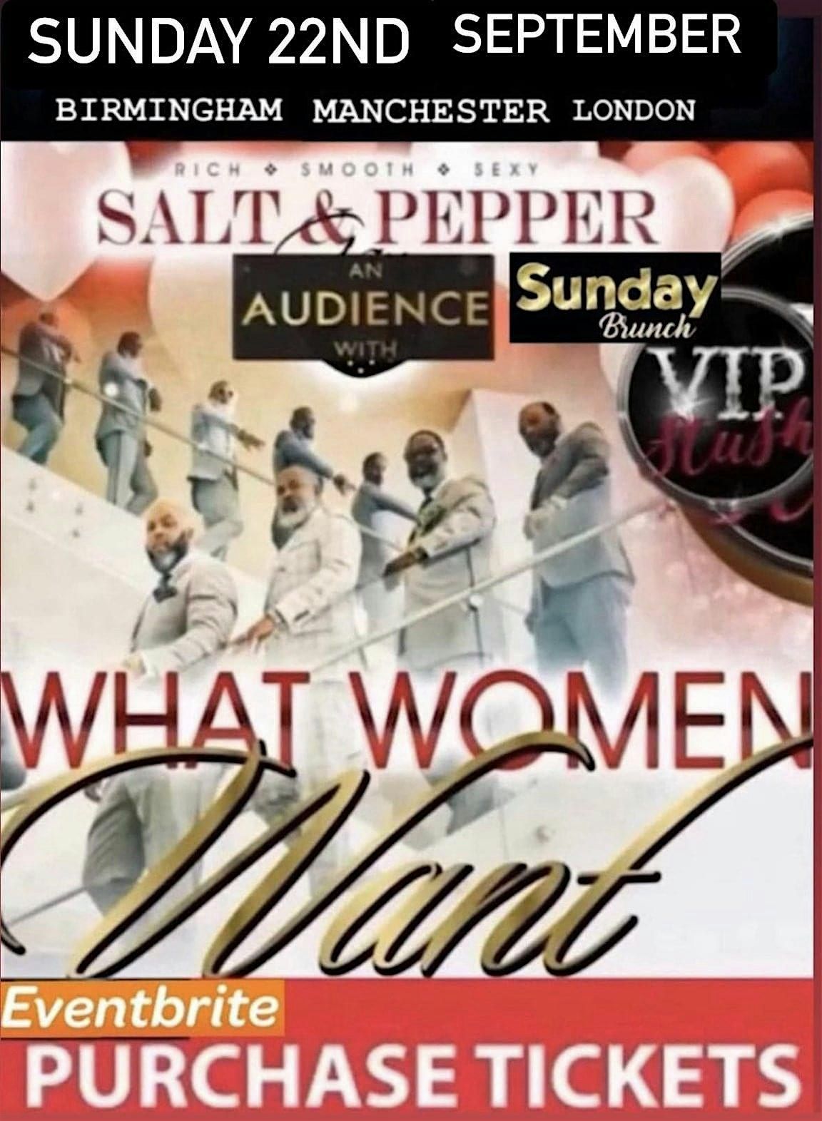 VIP STUSH SUNDAY BRUNCH PARTY MANCHESTER: An Audience with Salt & Pepper