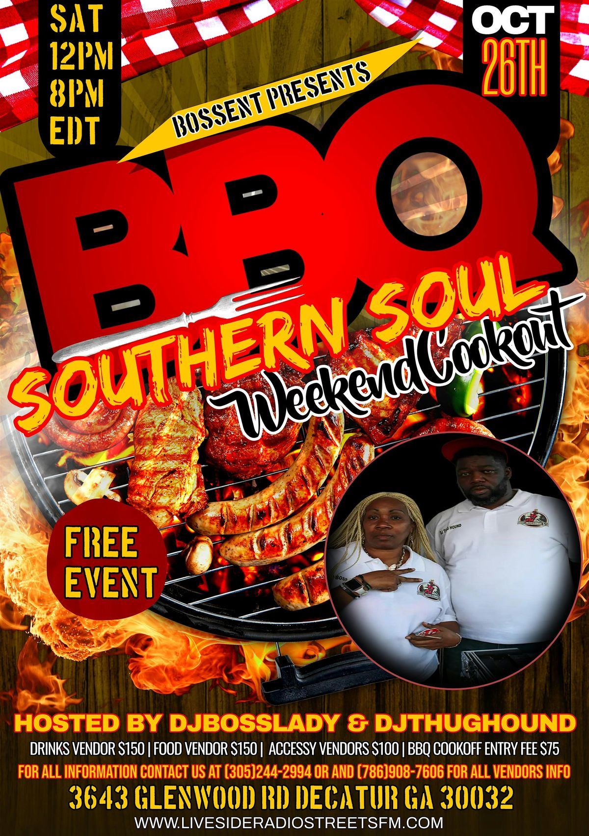 BBQ SOUTHERN SOUL WEEKEND COOKOUT