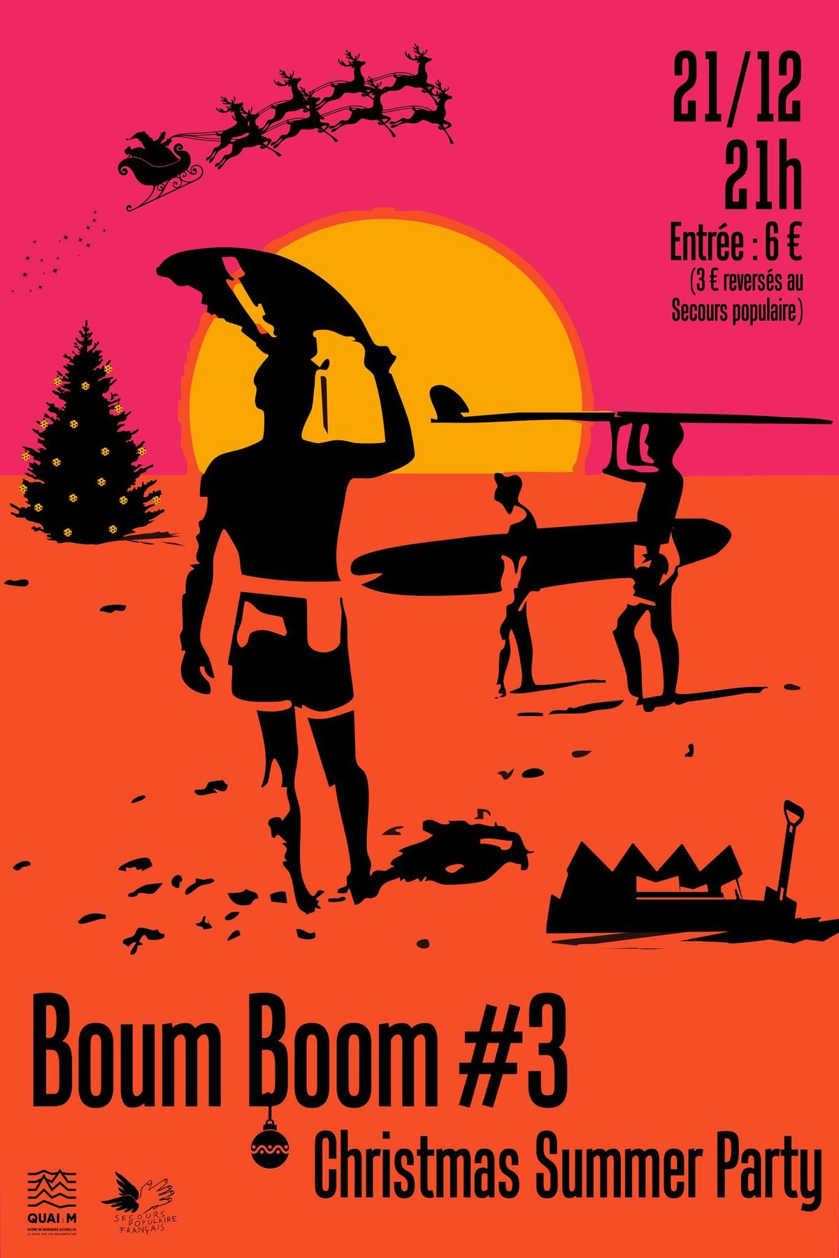 BOUM BOOM #3 CHRISTMAS SUMMER PARTY- COMPLET - QUAI M