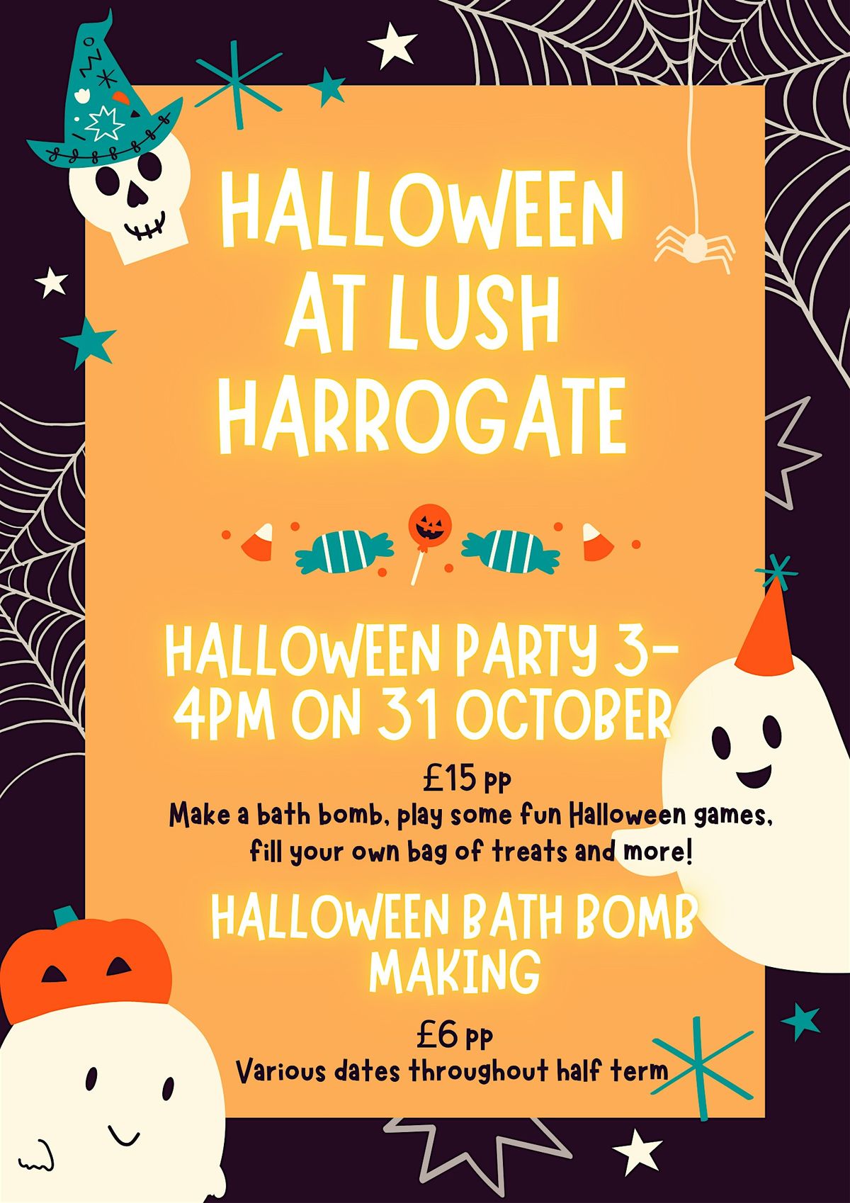 Halloween Party at Lush Harrogate!