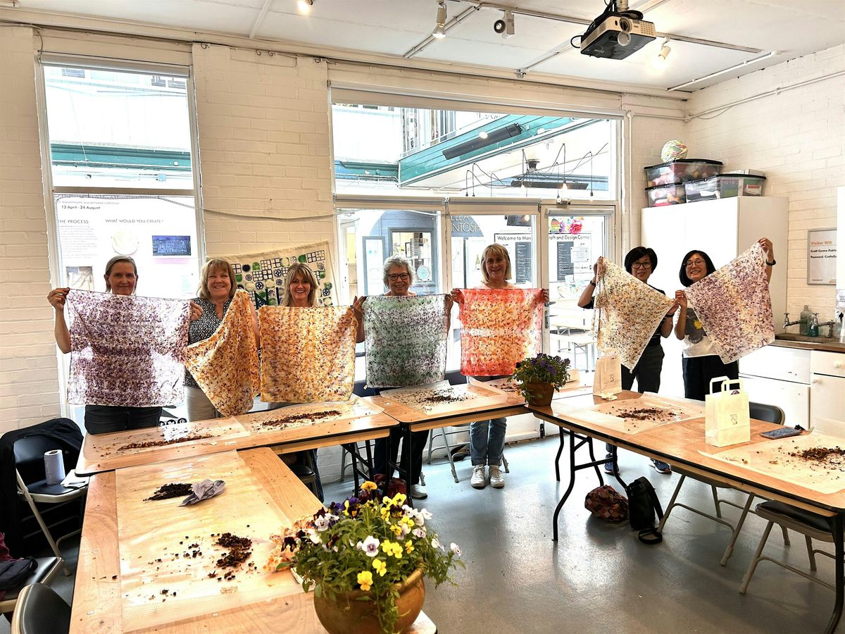 Botanical dyed Silk Scarf Workshop