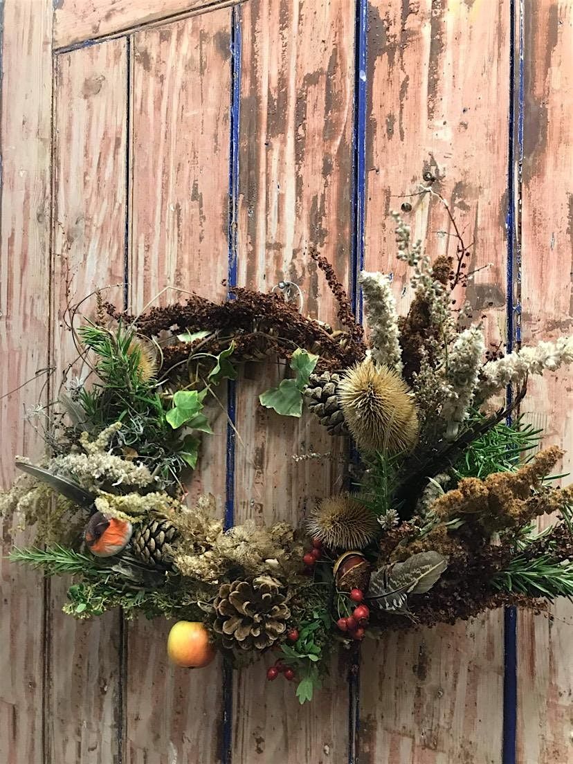 Autumnal wreath-making Workshop with free Prosecco & cake