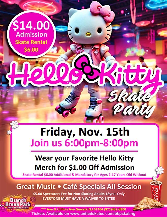 Roller Skating with Hello Kitty