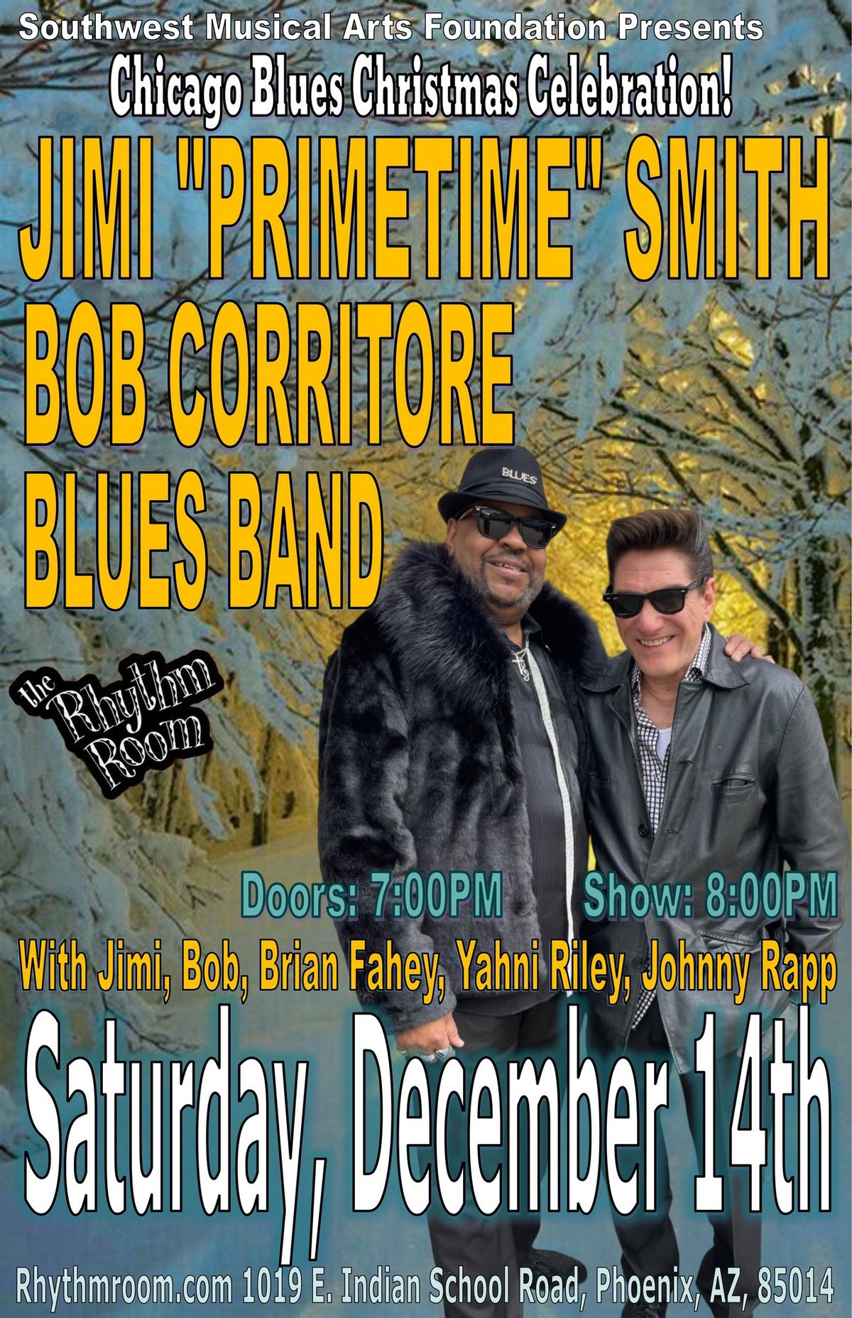 Jimi Primetime Smith \/ Bob Corritore Blues Band