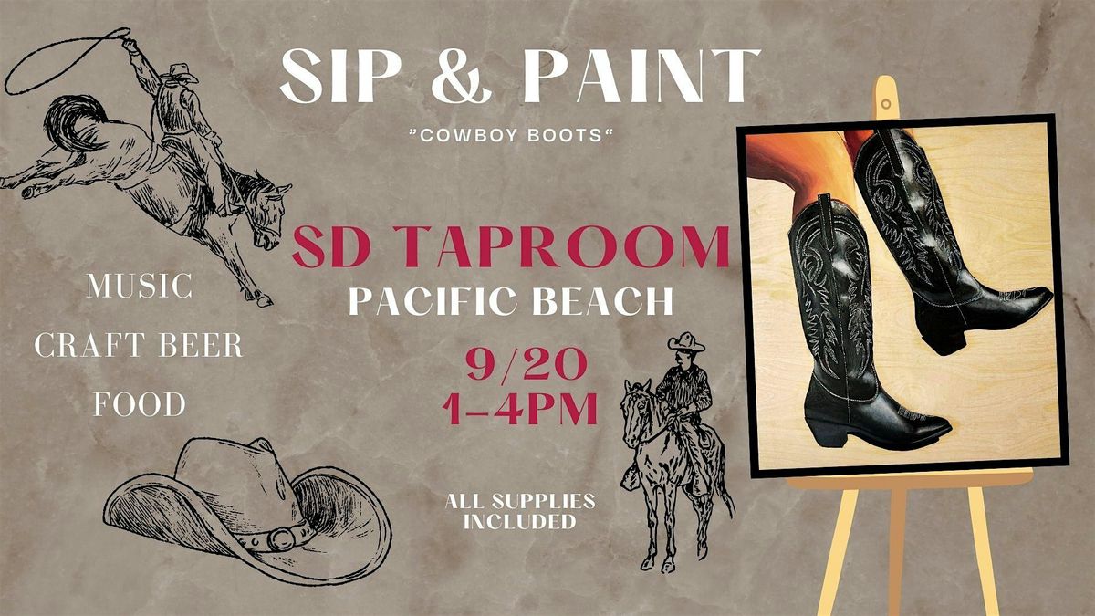 Sip and Paint in Pacific Beach