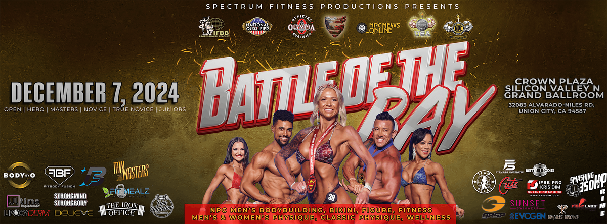 SPECTRUM FITNESS PRODUCTIONS 2024 IFBB PRO LEAGUE NPC BATTLE OF THE BAY