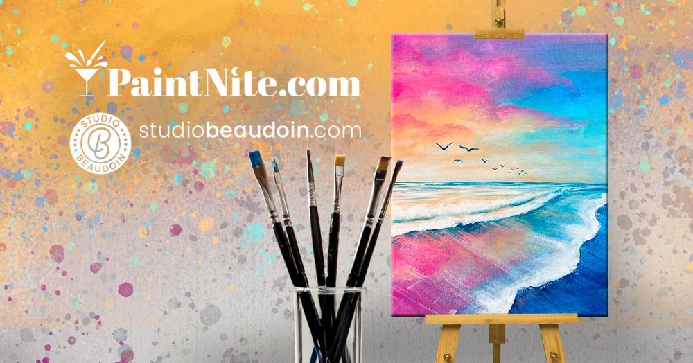 Paint Nite: Seasons Change Beach Sunset