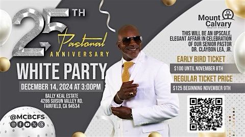 Dr. Lea's 25th Pastoral Anniversary White Party