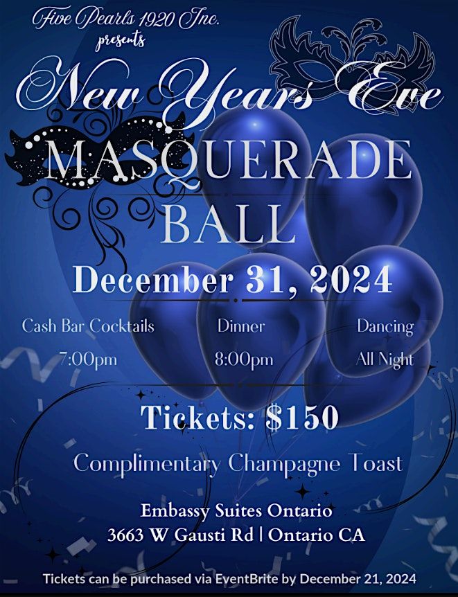 New Year's Eve Masquerade Ball