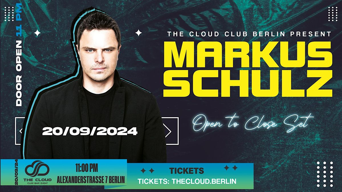 Markus Schulz open to close Set @ The Cloud Berlin