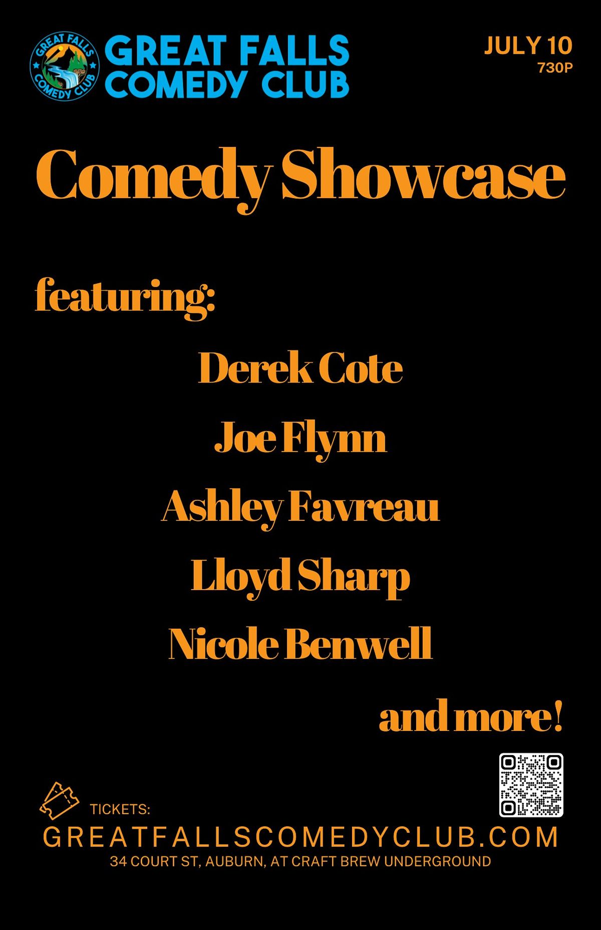 Comedy Showcase @ Great Falls Comedy Club