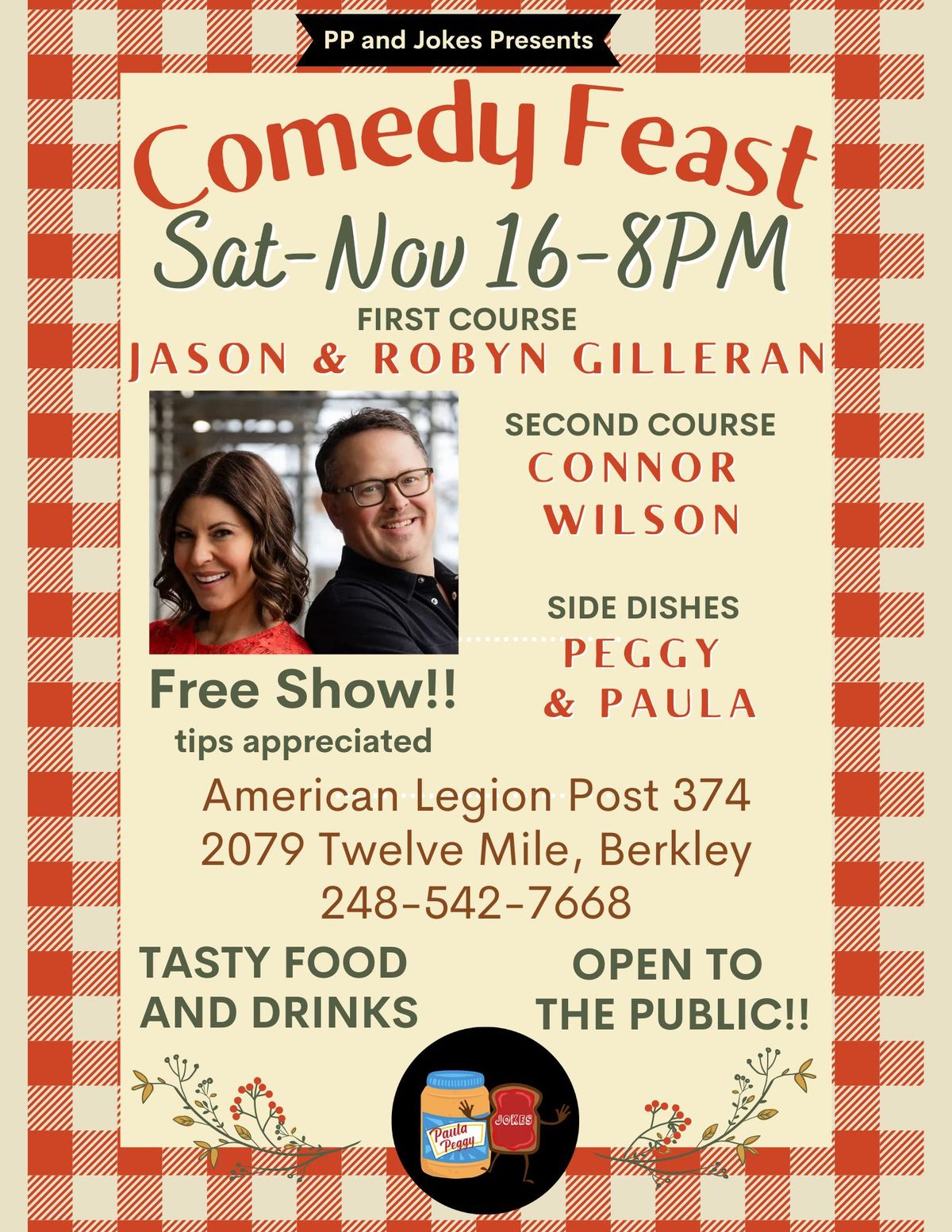 Free Comedy at the Berkley Legion!!