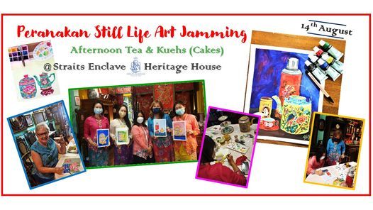 Peranakan Still Life Art Jamming & Afternoon Tea - Learn the Art of Gouache Painting