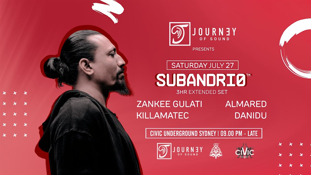 Journey Of Sound pres. SUBANDRIO (SL) - SYDNEY
