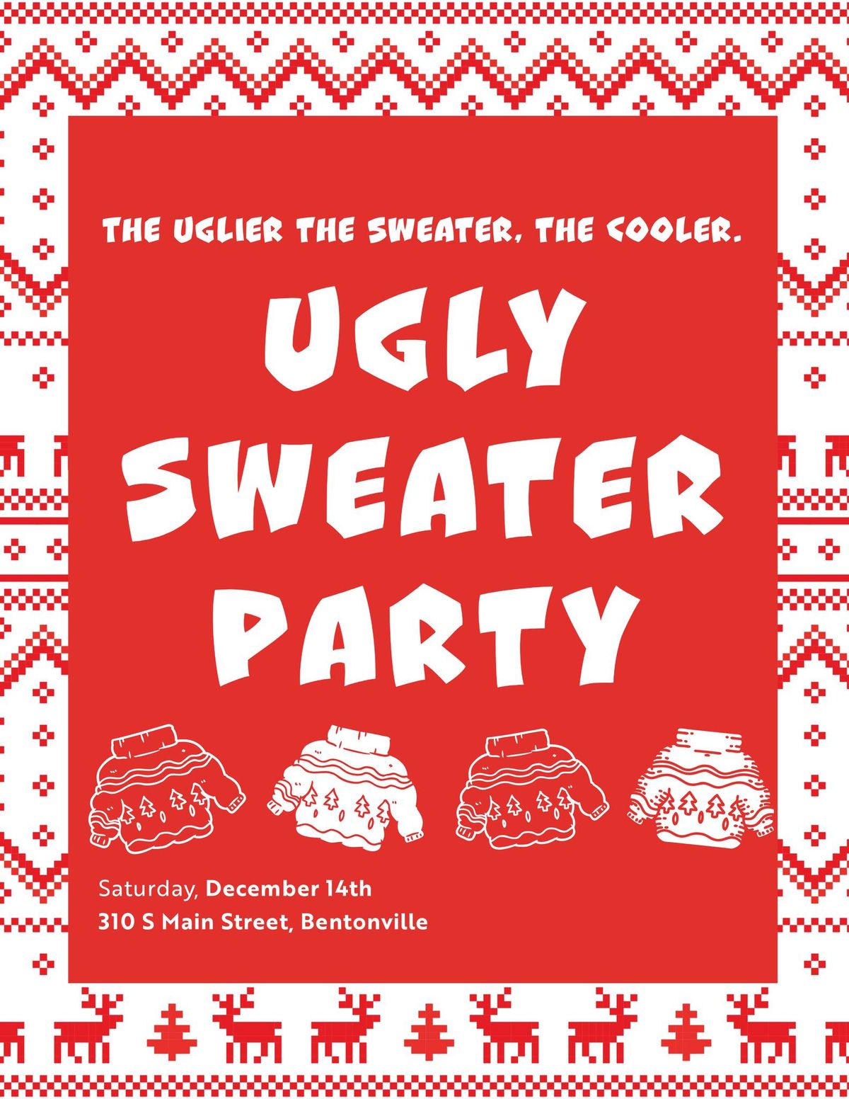 Ugly Christmas Sweater Party!