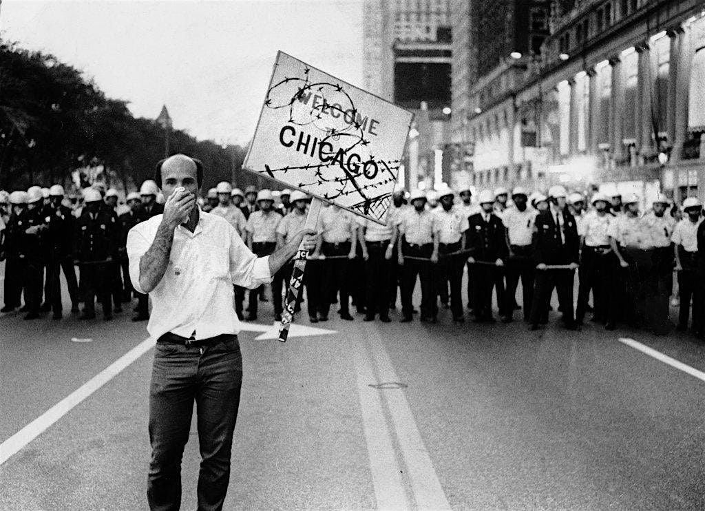 Running Tour of The 1968 Democratic National Convention Protests