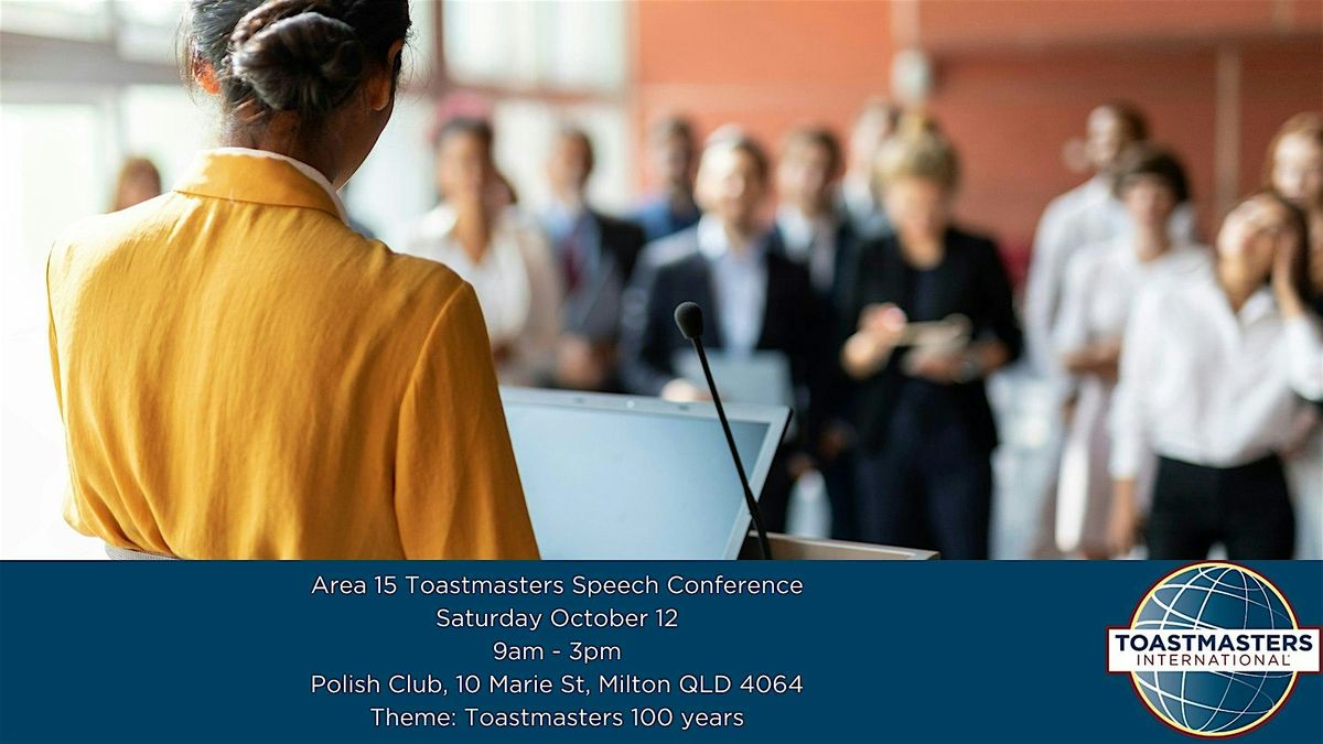 Area 15 Toastmasters Speech Conference