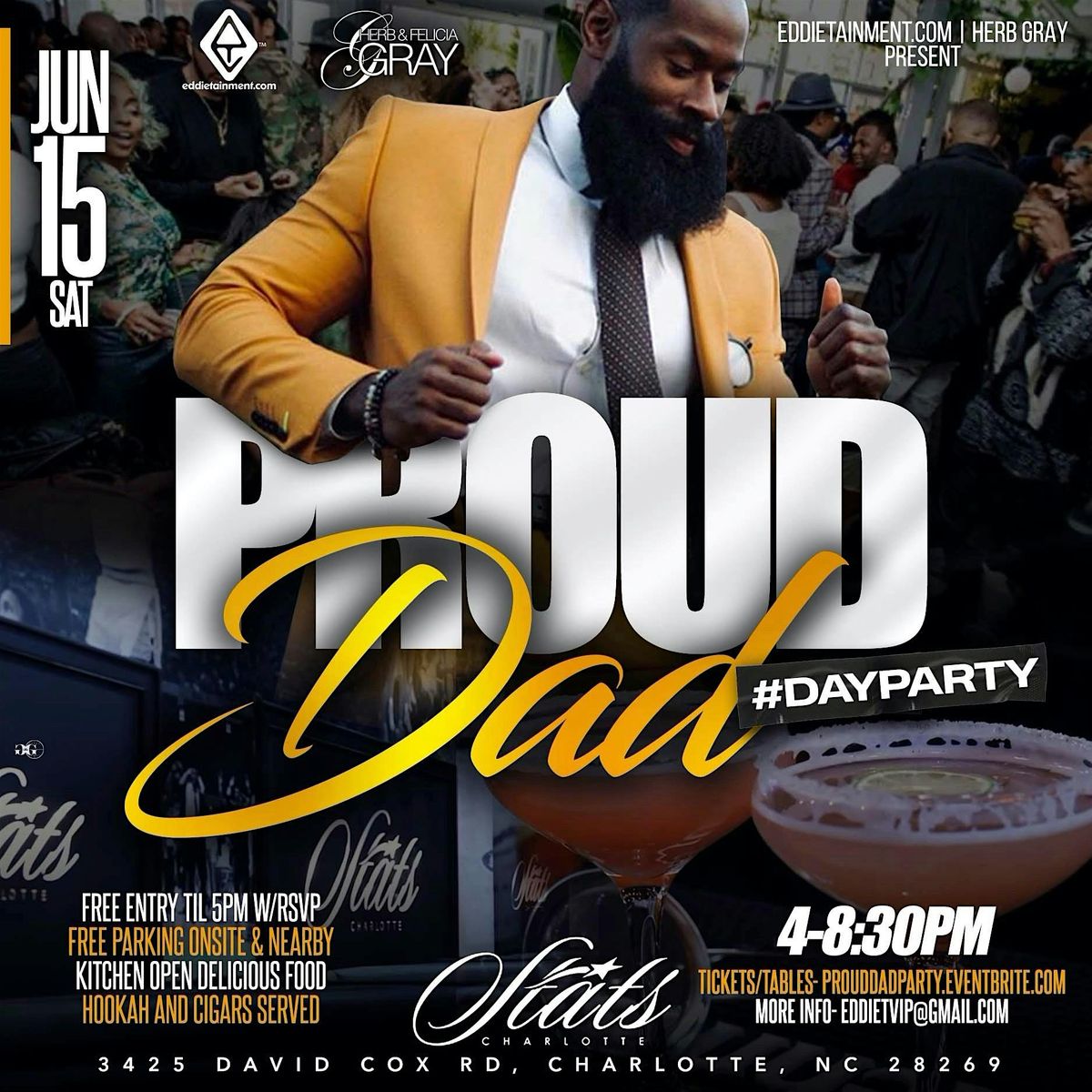 PROUD DAD PARTY {Herb Gray & Eddietainment} #DayParty