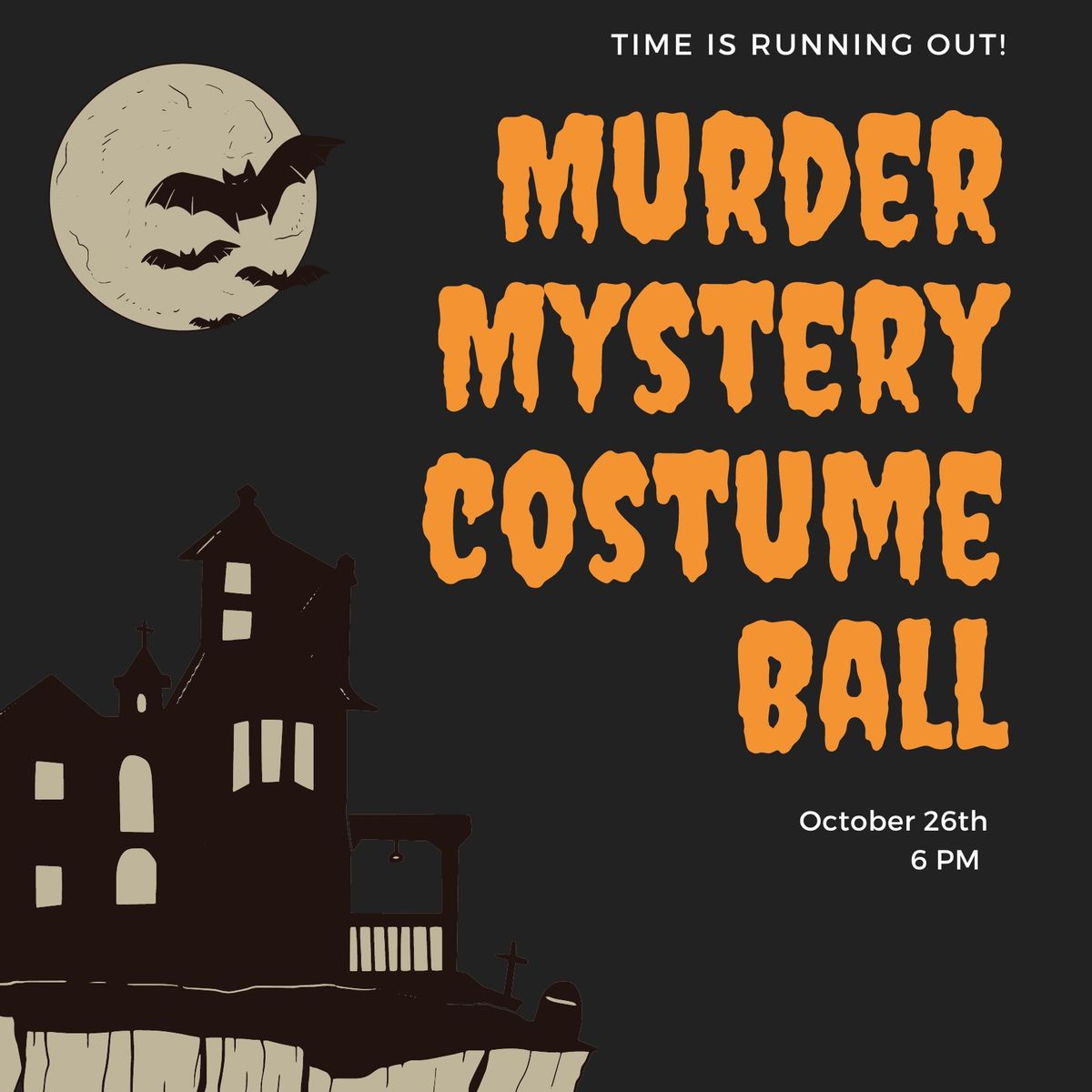 Murder Mystery Costume Ball at the Vineyards!