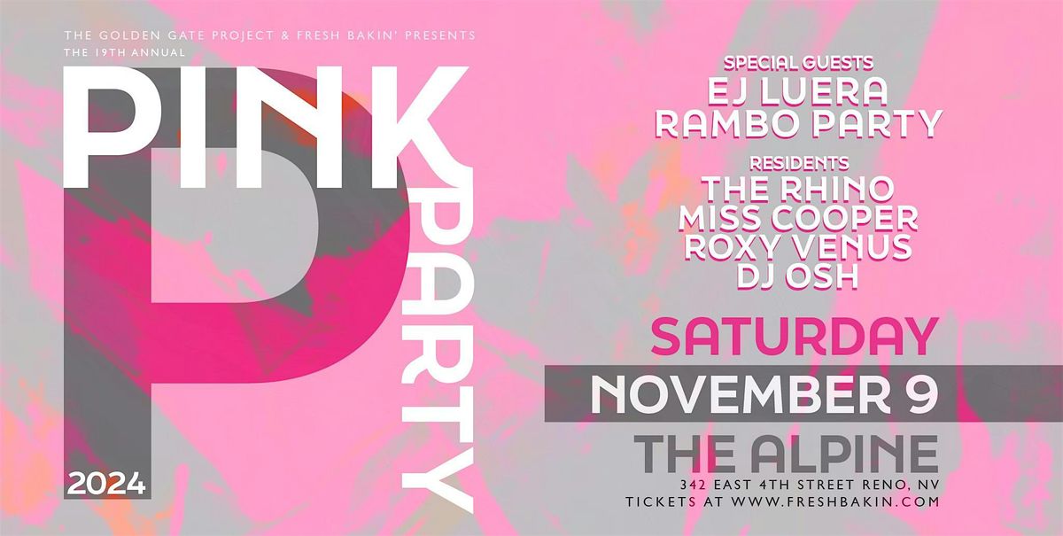 The 19th Annual Pink Party