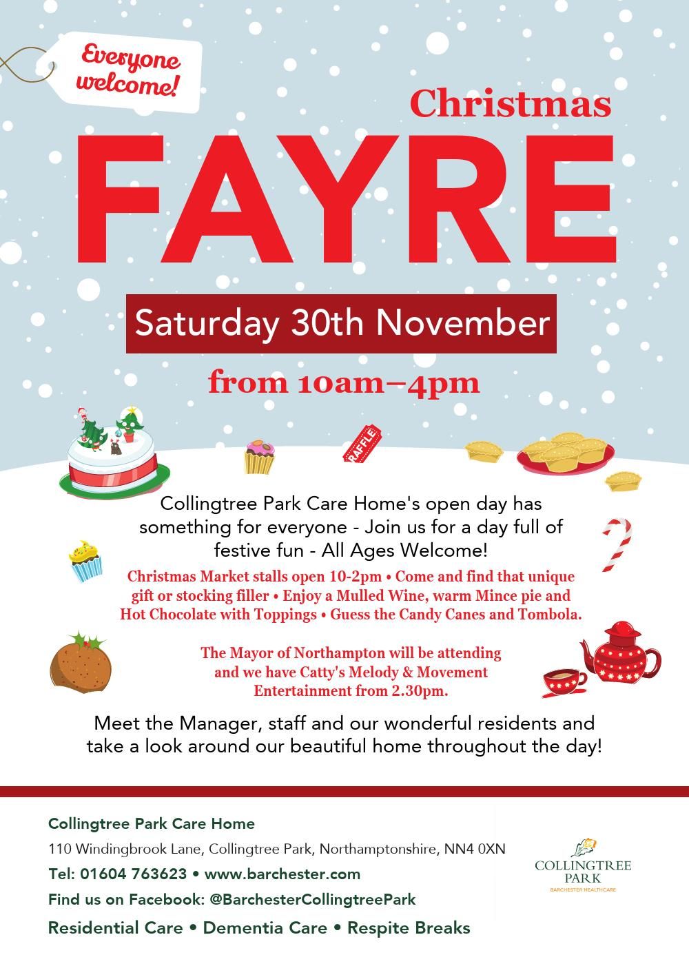 Christmas Fayre & Market - Everyone Welcome!