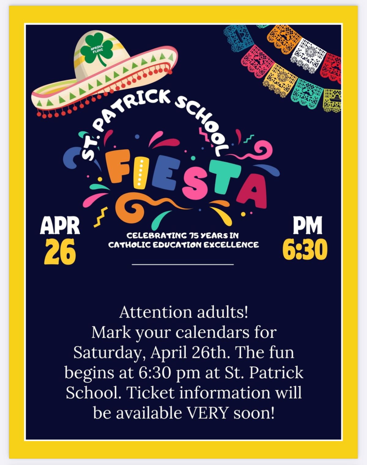 St. Patrick School Spring Fling Fiesta