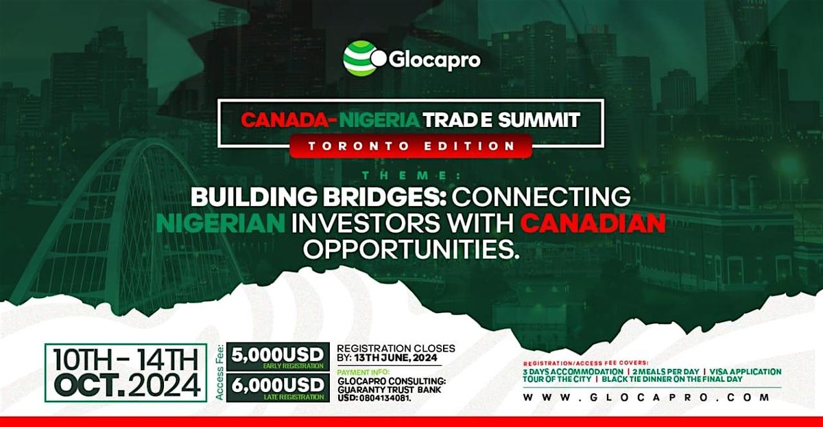 Canada-Nigeria Trade Summit (Toronto Edition)