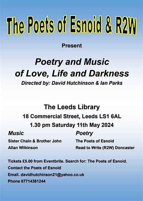Poetry and Music of Love, Life and Darkness by The Poets of Esnoid and R2W