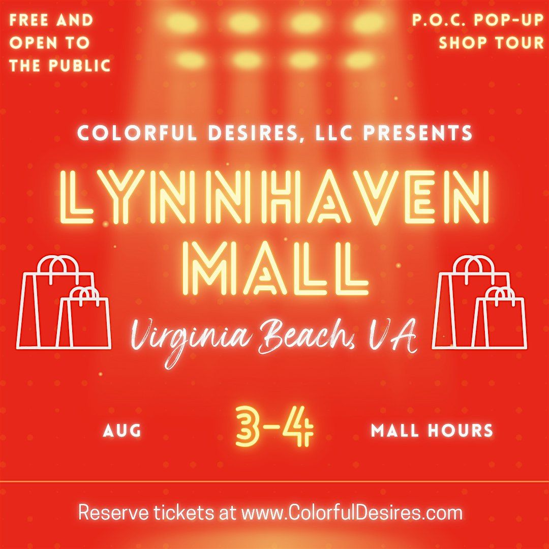 Lynnhaven Mall Pop-Up Shop November 2024