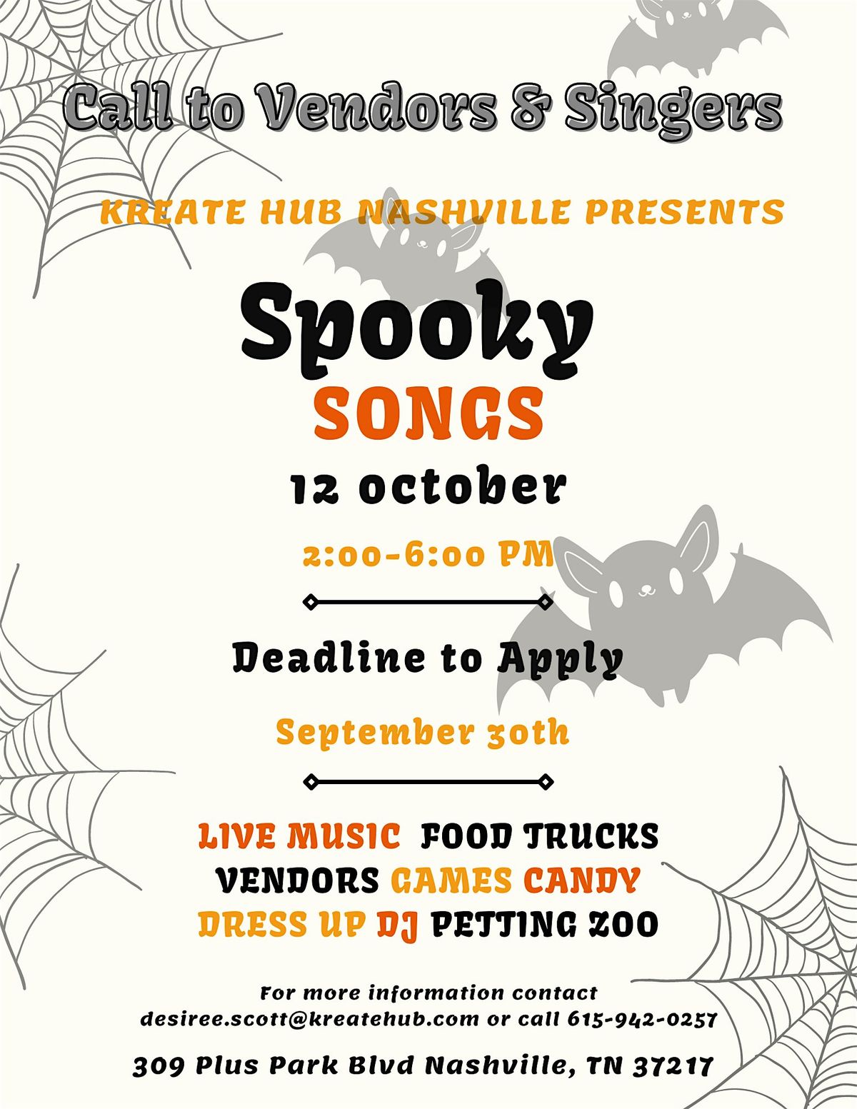 Spooky Songs Fest