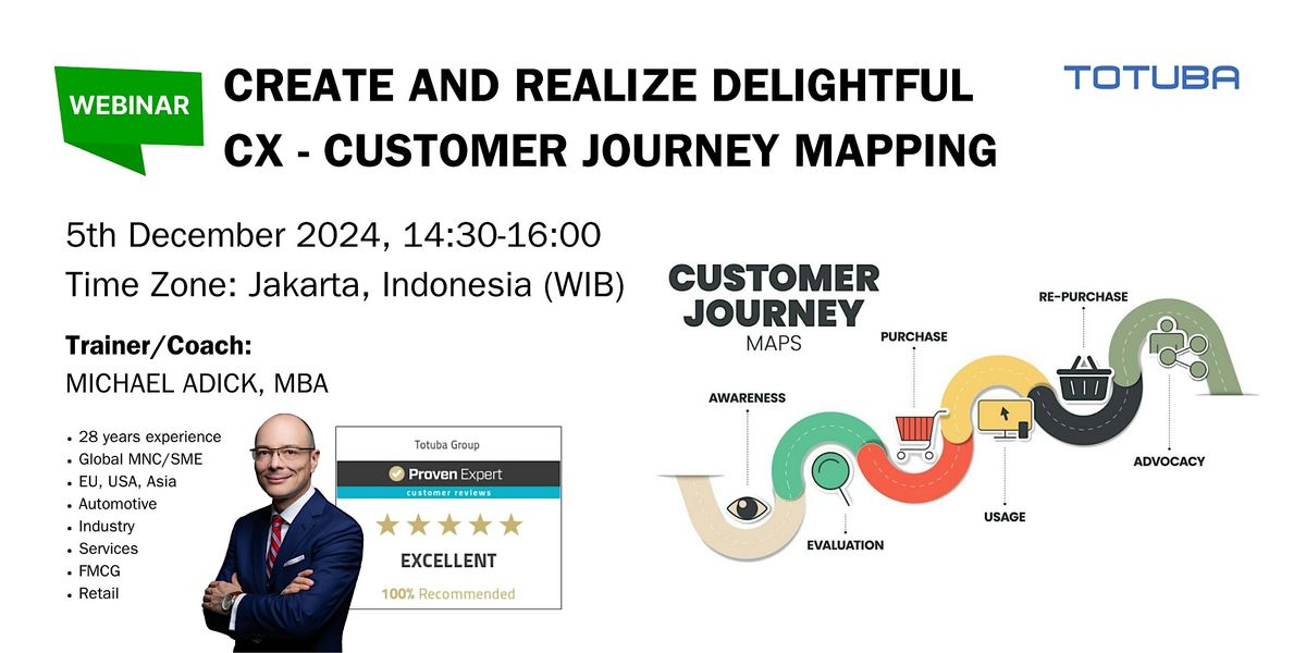 Webinar: Create Delightful Customer Experiences - Customer Journey Mapping.