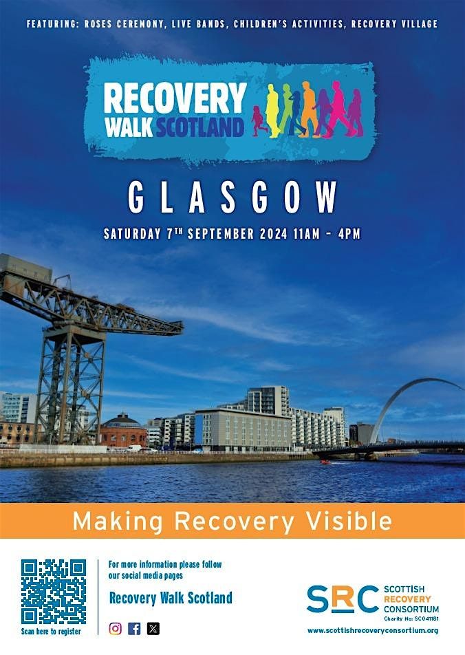 Recovery Walk 2024 @ Glasgow Green - Transport from Dundee to Glasgow