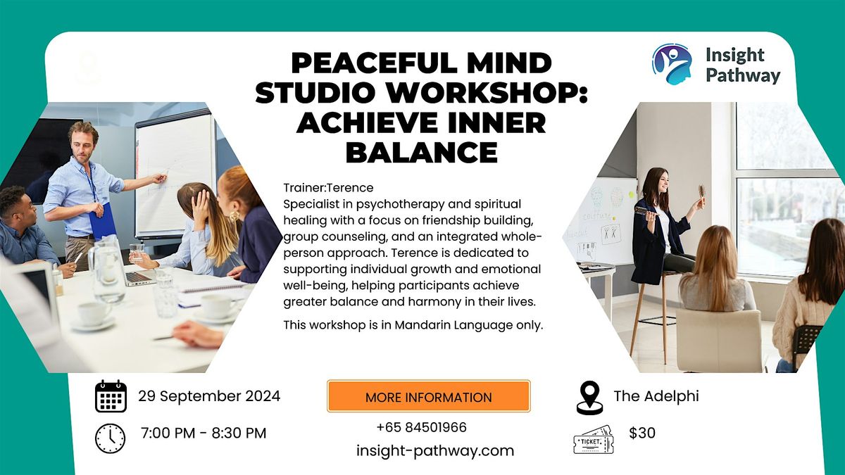 Peaceful Mind Studio Workshop