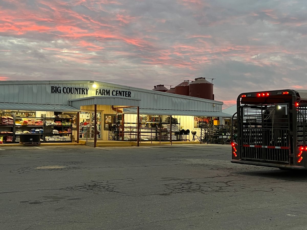 Big Country Farm Center Fall Livestock Show Clinic