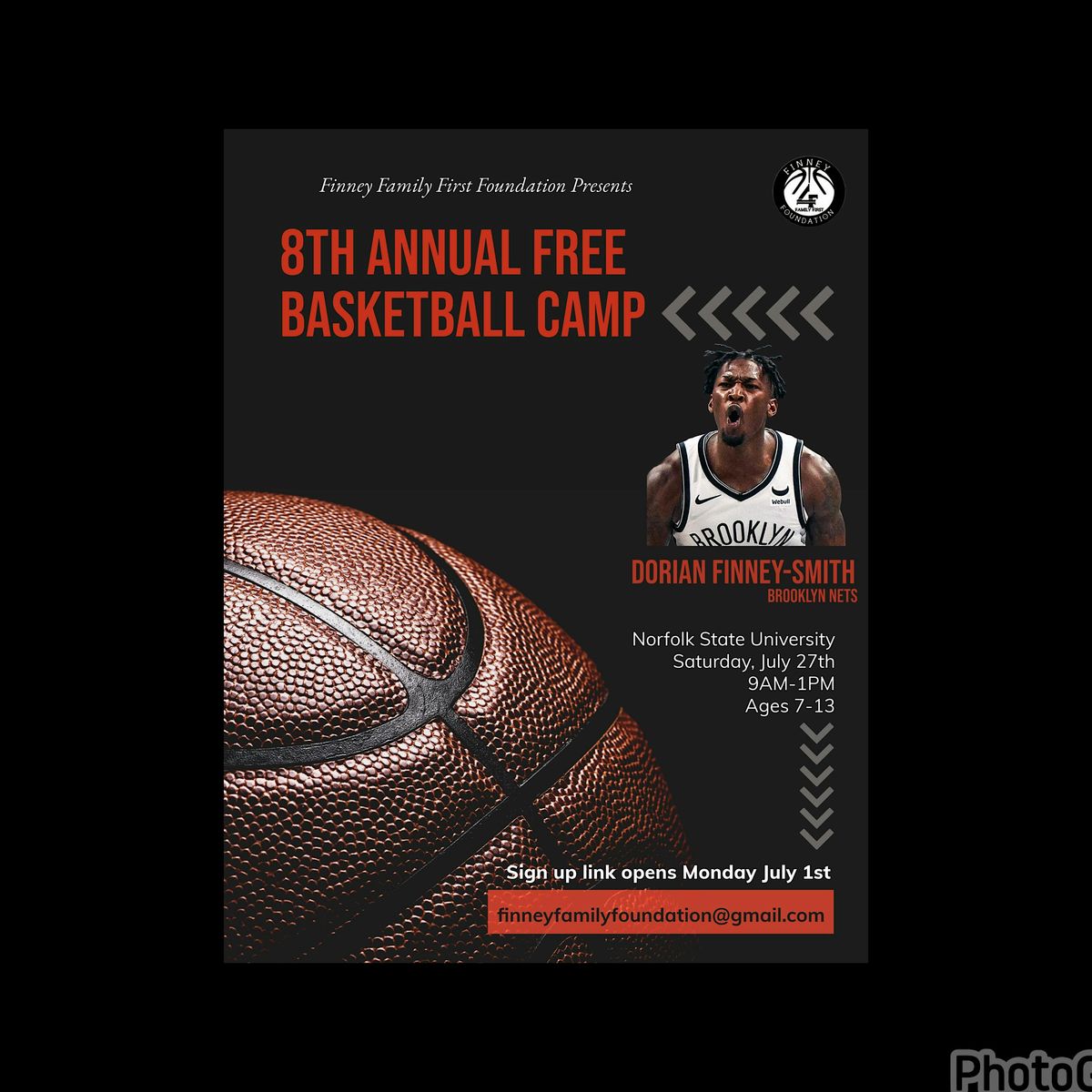 Finney Family First Foundation 8th Annual Basketball Camp