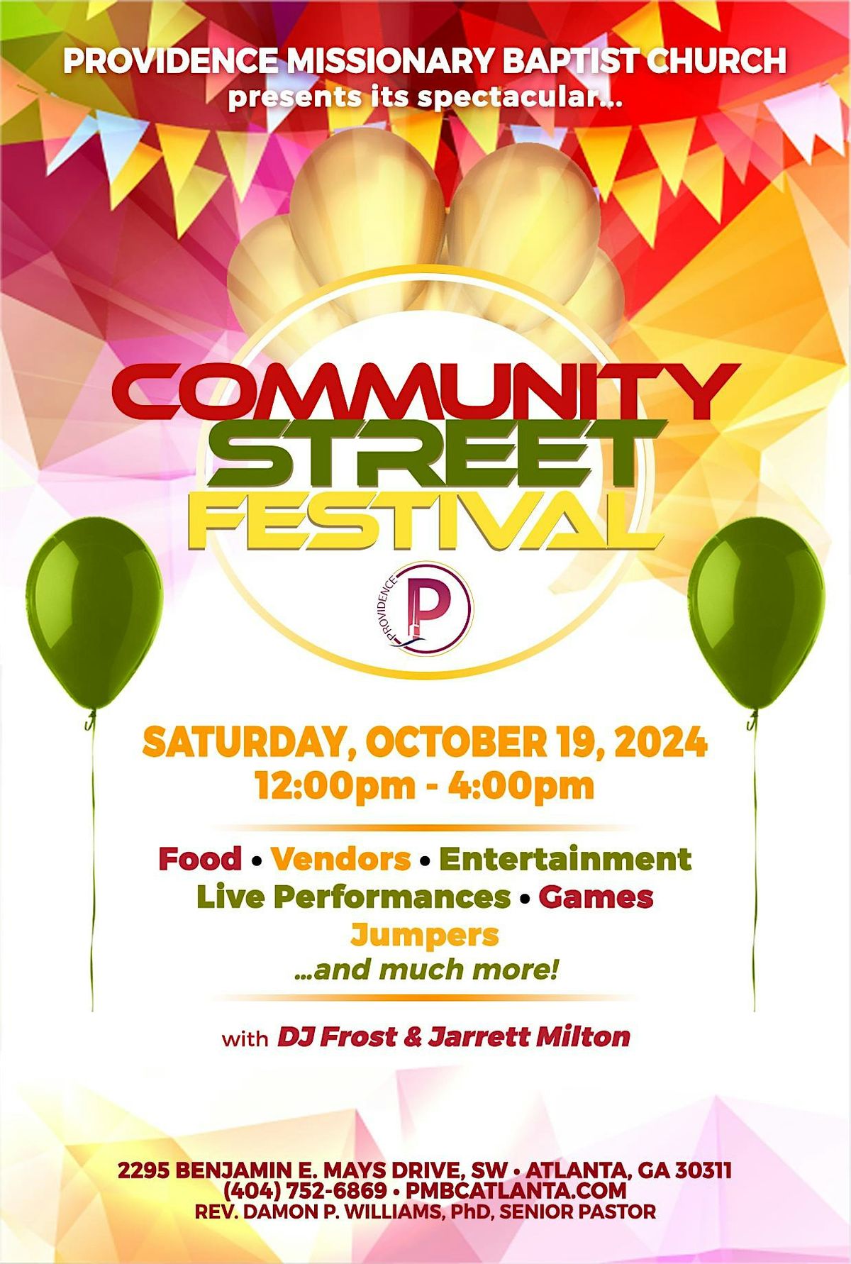 2024 PMBC Community Street Festival