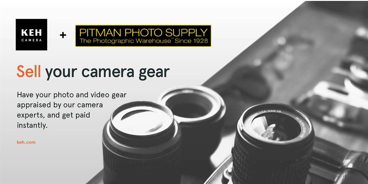 Sell your camera gear (free event) at Pitman Photo Supply