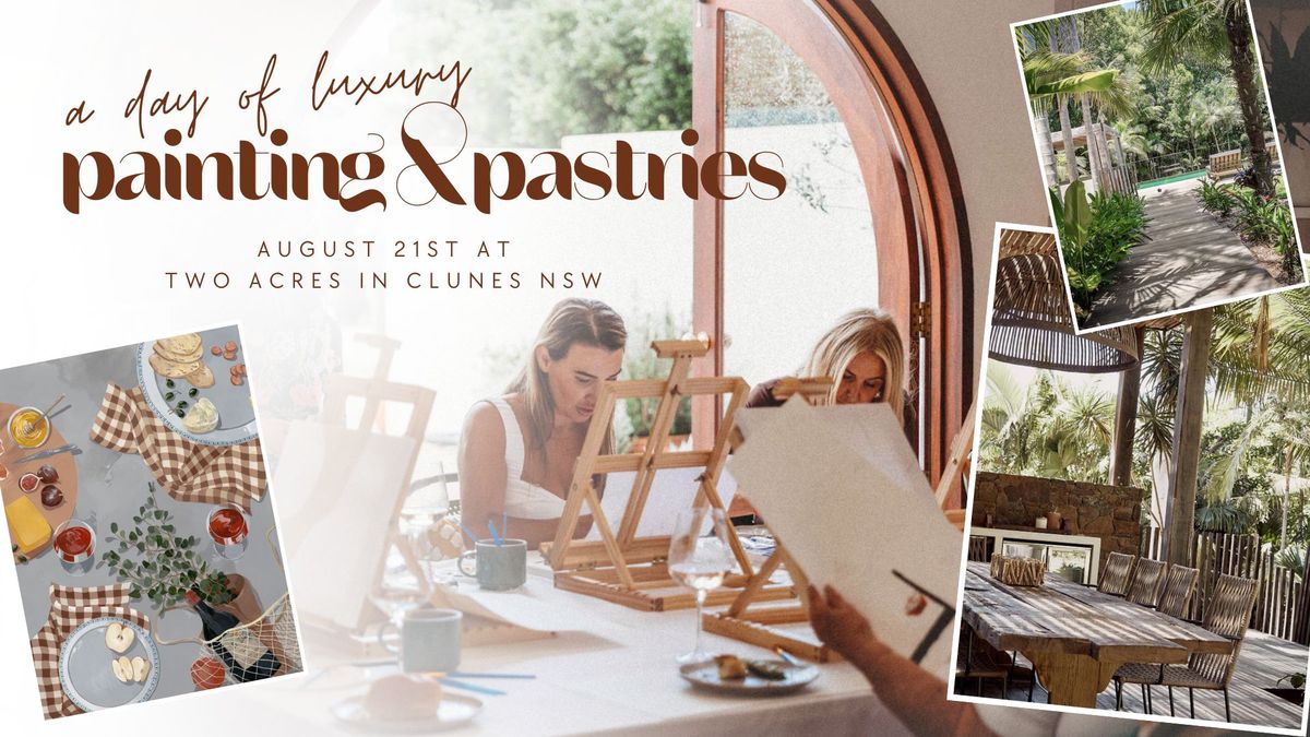 Painting and Pasties - Luxury Mid-Week Art Class in Luxury Home in Clunes